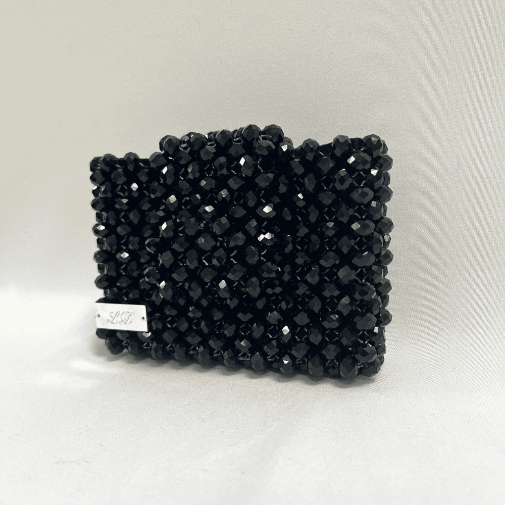Porte-Carte Noir LD PERLES & CONFECTIONPERLES