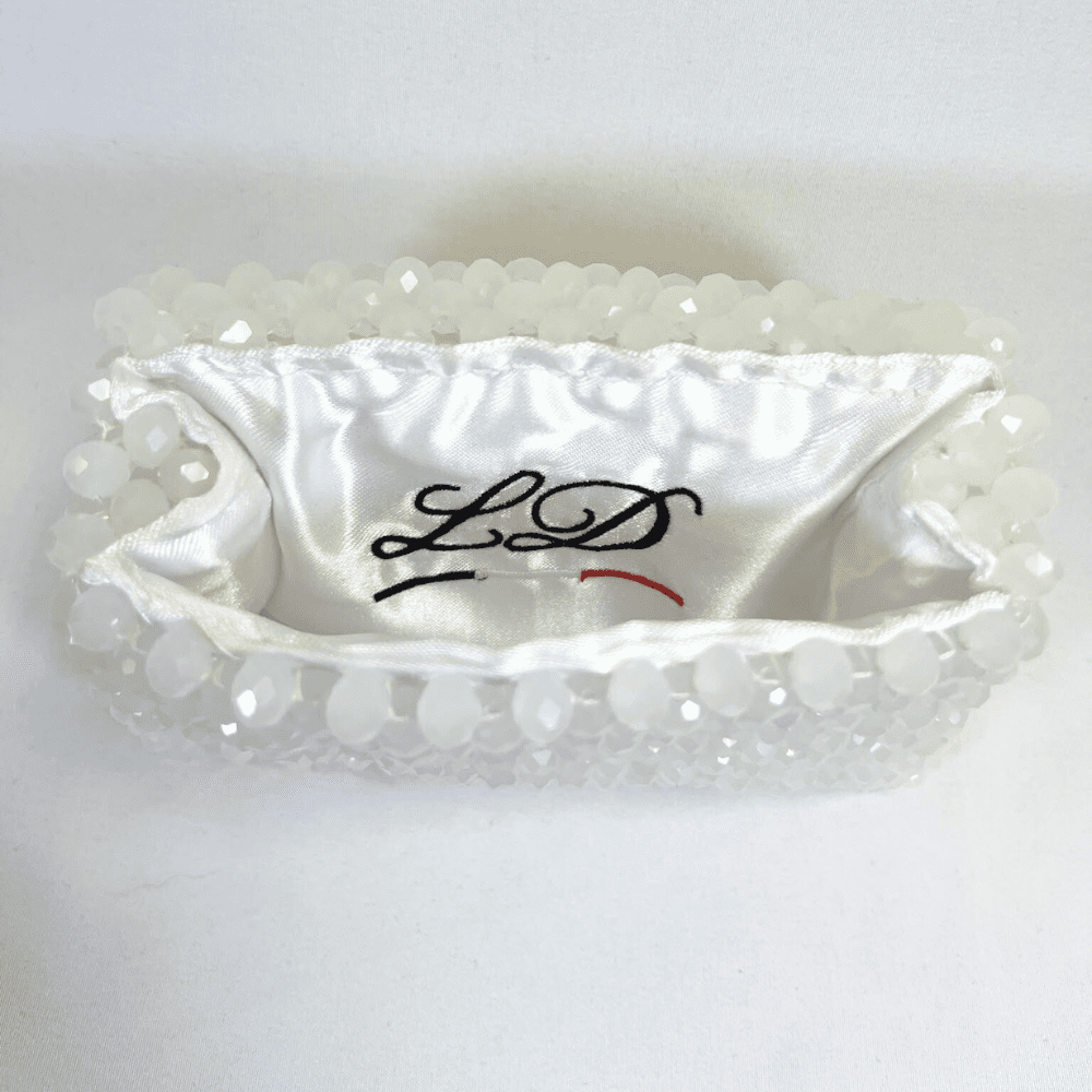 Modèle Pochette Blanc Nacré LD PERLES & CONFECTIONPERLES