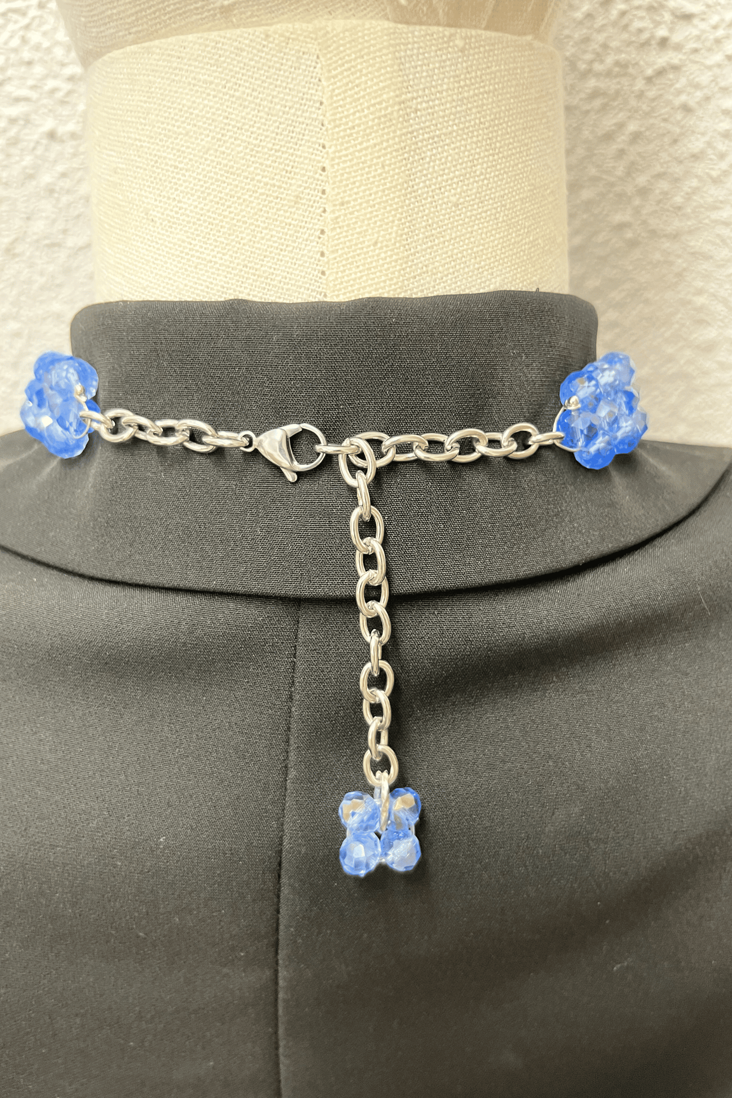 Cravate Femme Bleu Ciel LD PERLES & CONFECTIONPERLES