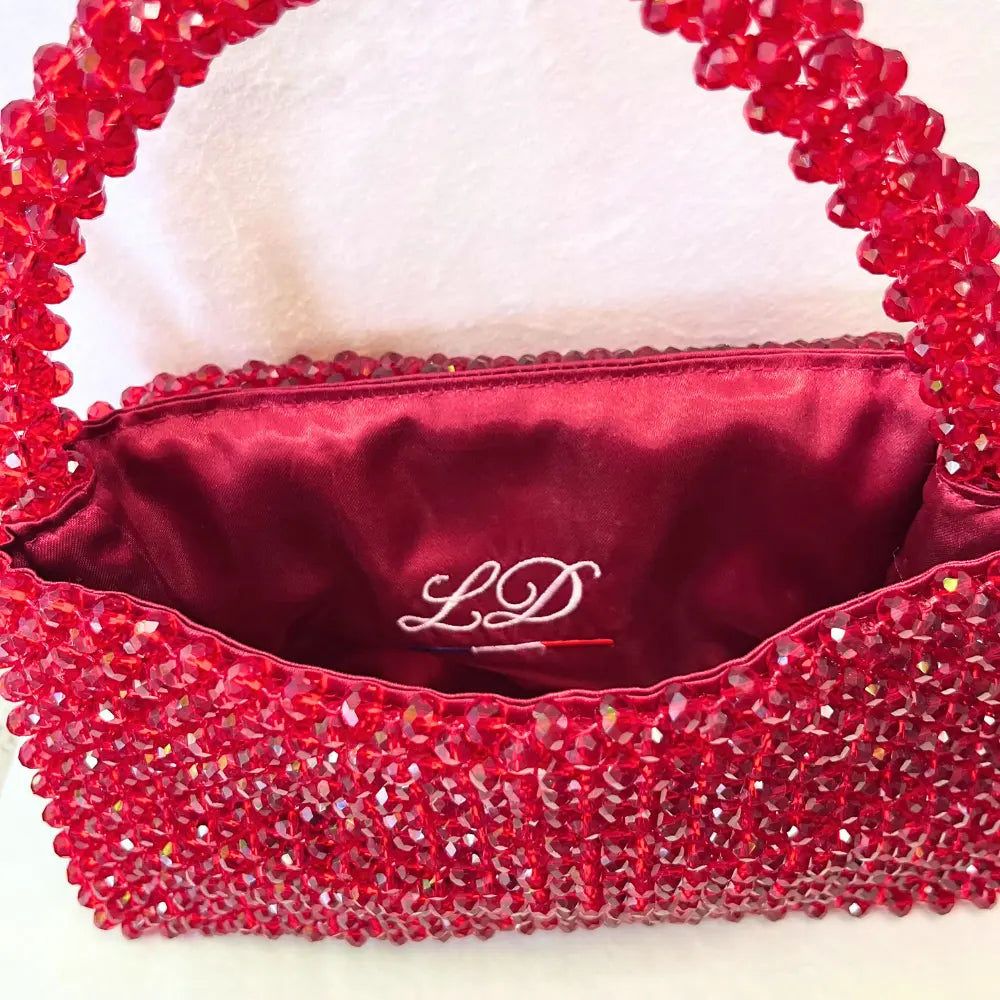 Modèle Moyen Rouge Pourpre LD PERLES & CONFECTIONPERLES