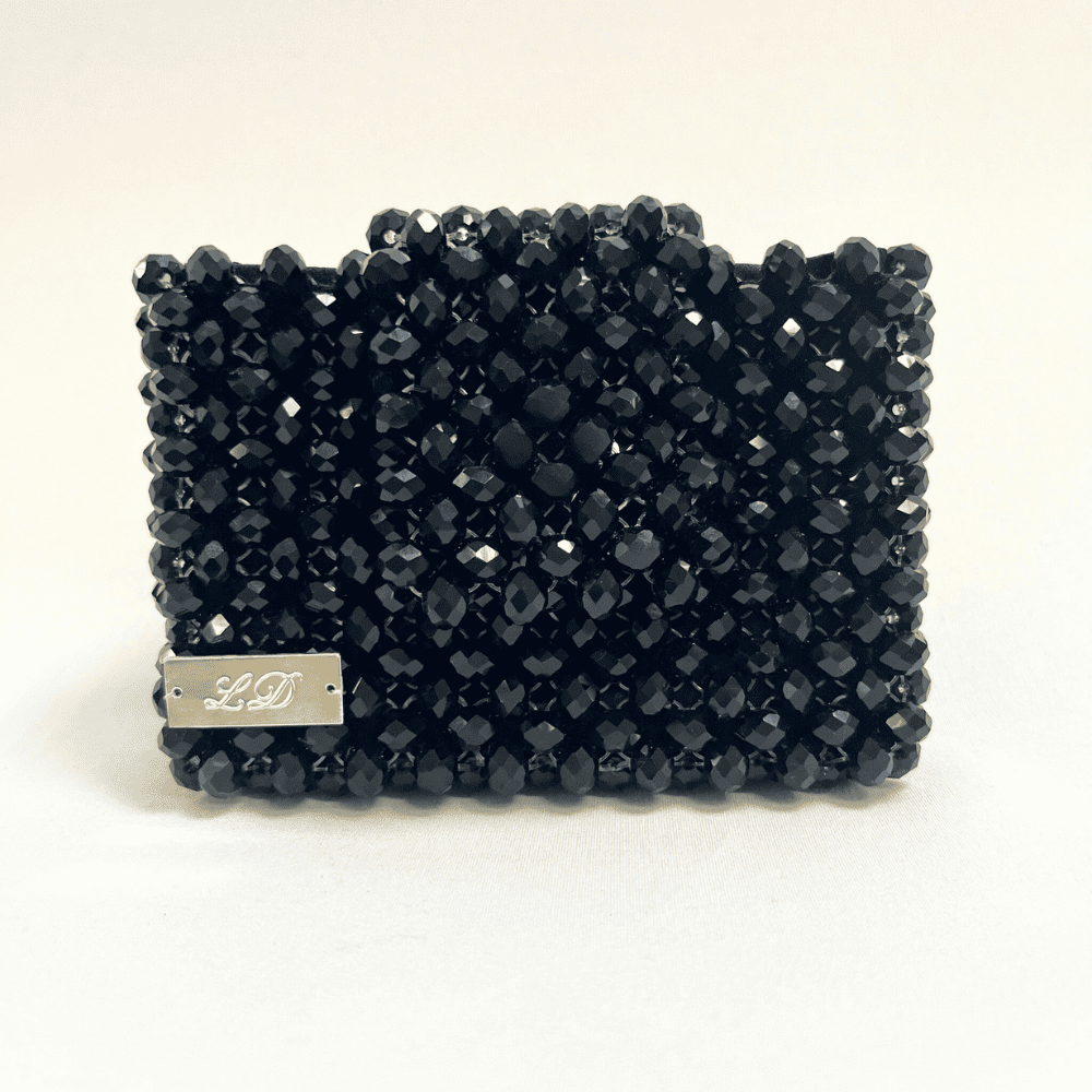 Porte-Carte Noir LD PERLES & CONFECTIONPERLES