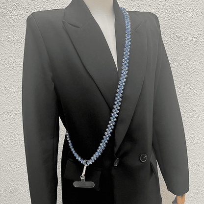 Bandoulière De Téléphone Bleu Ciel LD PERLES & CONFECTIONPERLES