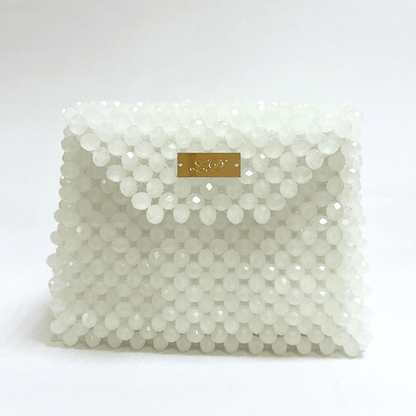 Modèle Pochette Blanc Nacré LD PERLES & CONFECTIONPERLES