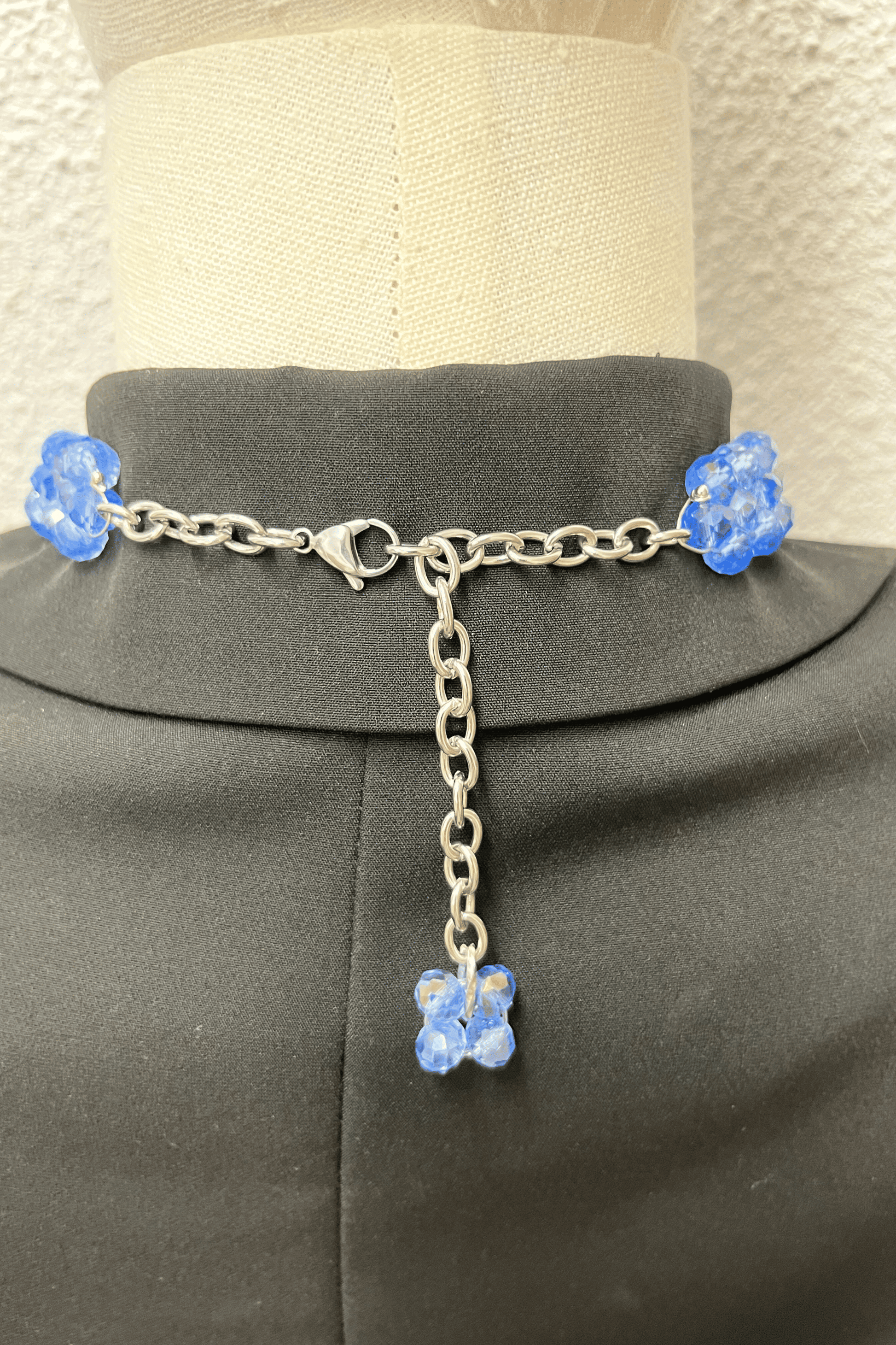 Cravate Femme Bleu Ciel LD PERLES & CONFECTIONPERLES