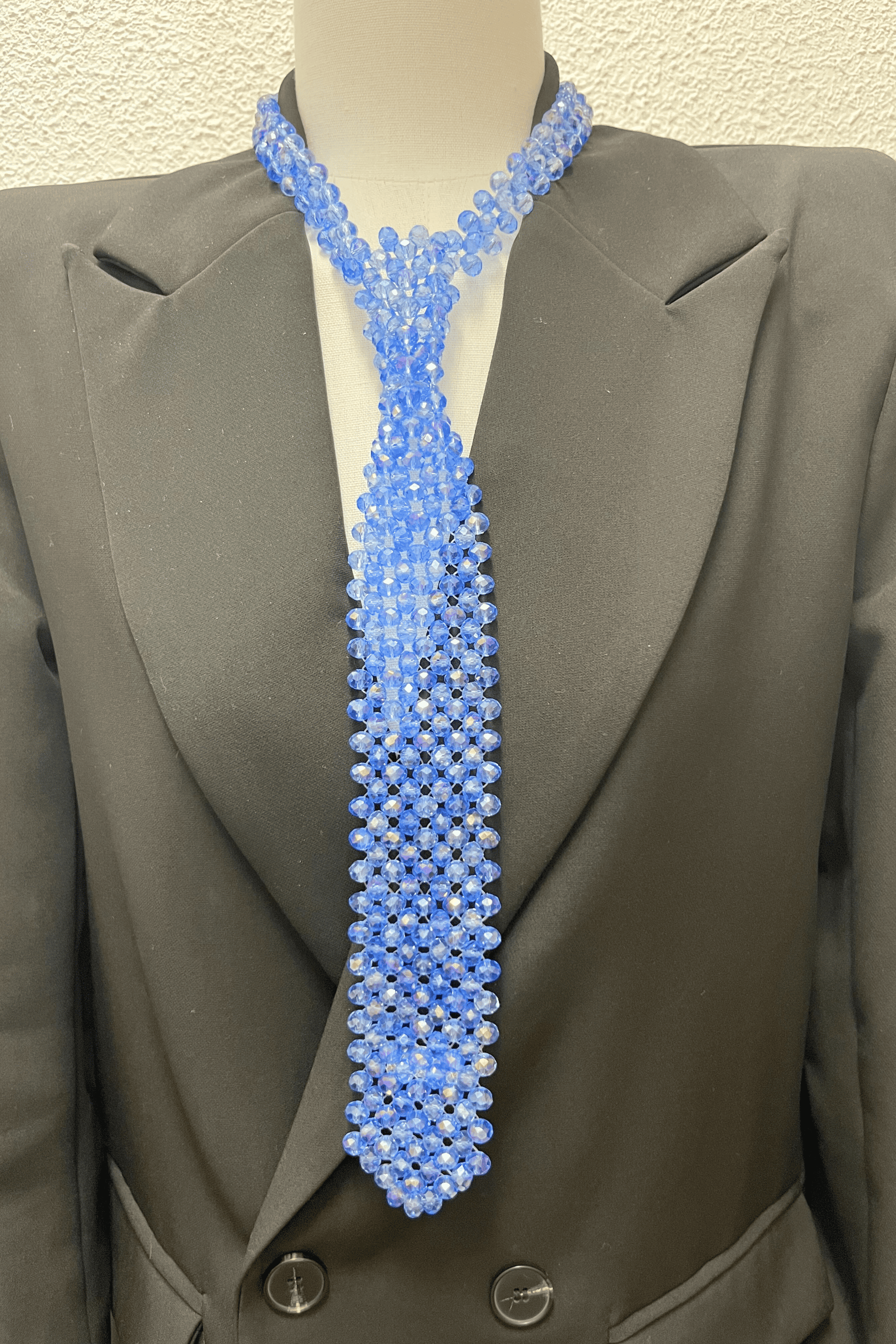 Cravate Femme Bleu Ciel LD PERLES & CONFECTIONPERLES