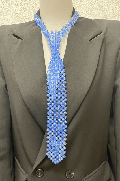 Cravate Femme Bleu Ciel LD PERLES & CONFECTIONPERLES