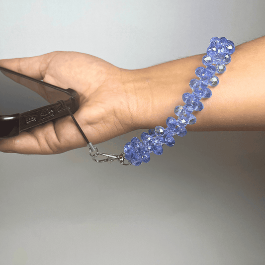 Dragonne De Téléphone Rouge Brillant LD PERLES & CONFECTIONPERLES