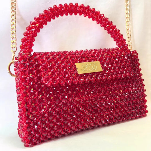 Modèle Moyen Rouge Pourpre LD PERLES & CONFECTIONPERLES